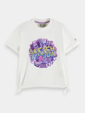 Kids - Relaxed-fit logo artwork t-shirt