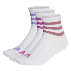 3-Stripes Mid-Cut Socks 3 Pairs