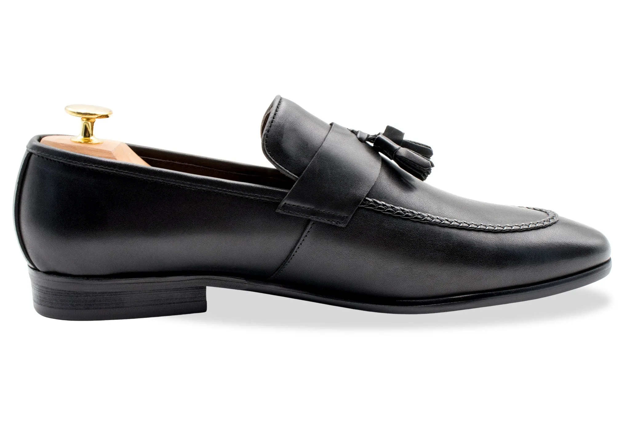 Aguilares Black Tassel Loafer