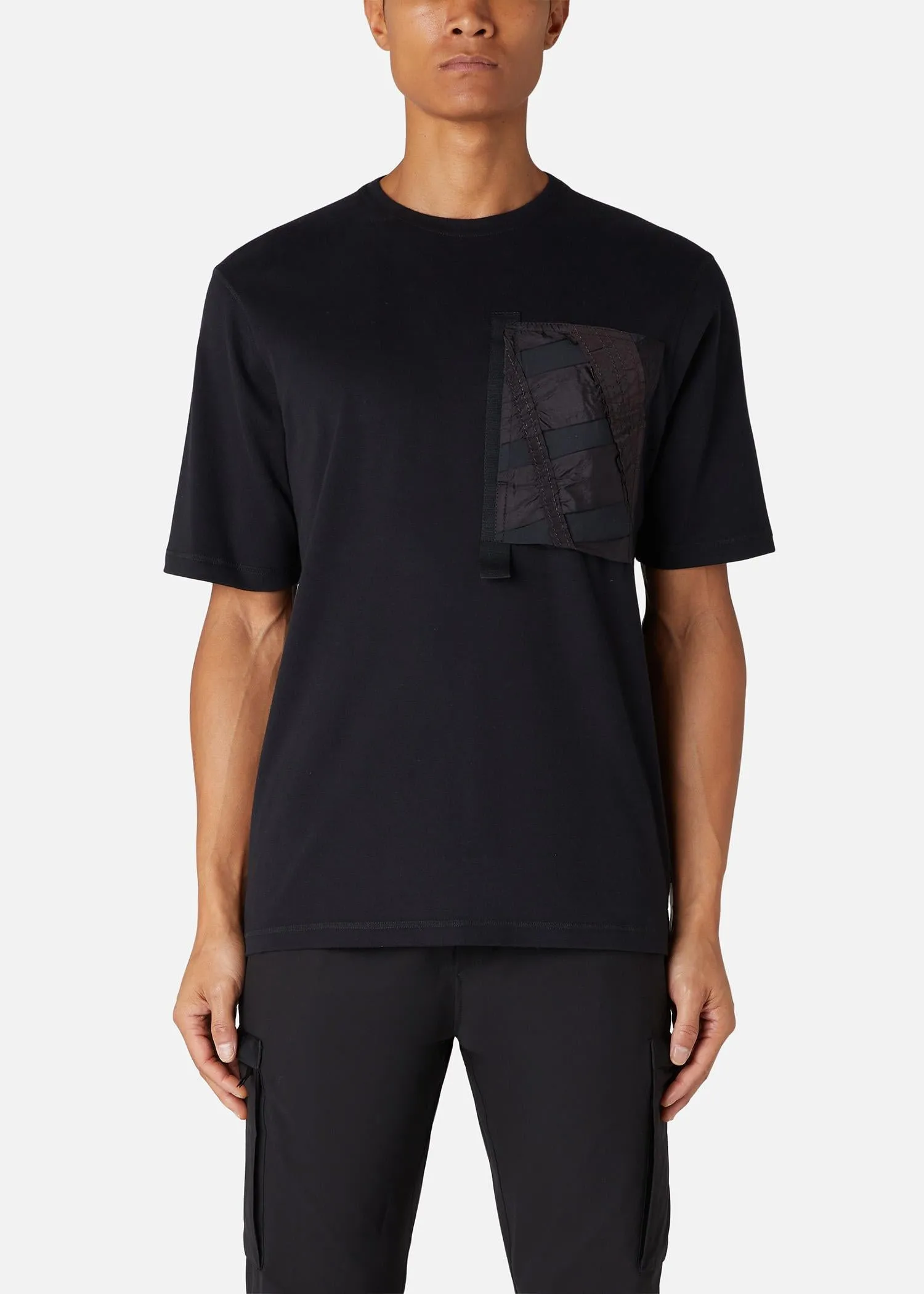 AIR BRAKE OFF-CUT PKT TEE BLACK