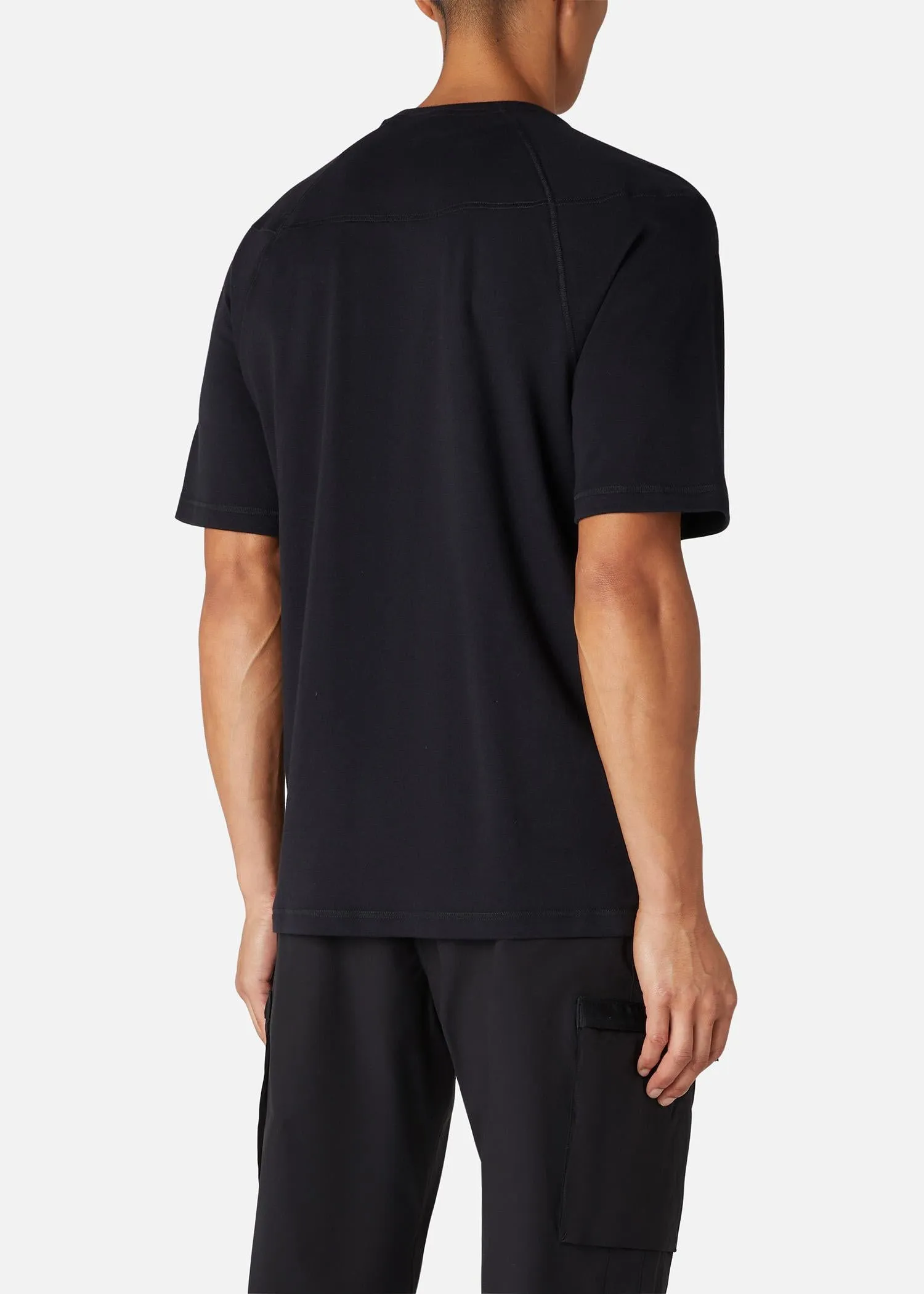 AIR BRAKE OFF-CUT PKT TEE BLACK