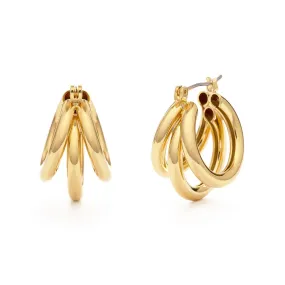 Amano Studio |  Vintage Style Triple Hoop Earrings