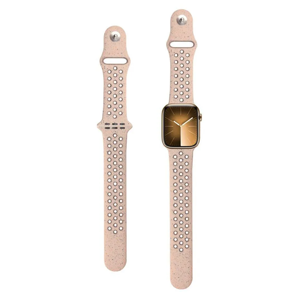 Apple Watch (38/40/SE/41MM) Lippa FLOUR Silikonerem - Beige