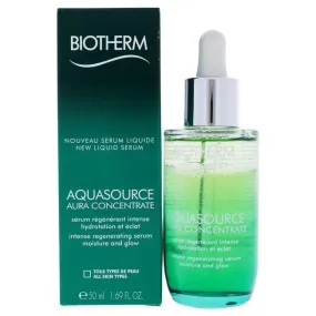 Aquasource Aura Concentrate by Biotherm for Women - 1.69 oz Serum