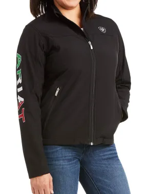 Ariat 10031428 Womens Classic Team Softshell MEXICO Jacket Black