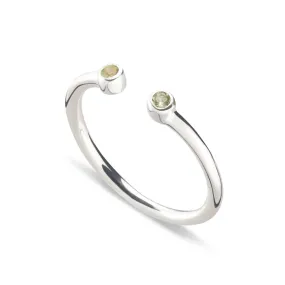 August Birthstone Open Style Ring, Peridot