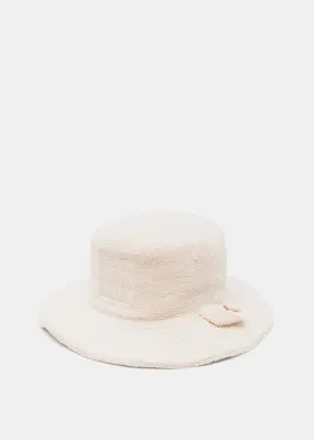 Beige 'Le Bob Banho' Bucket Hat