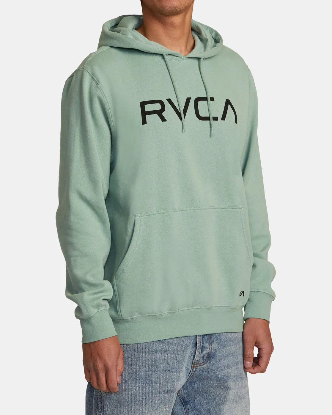 Big RVCA Pullover Hoodie - Green Haze