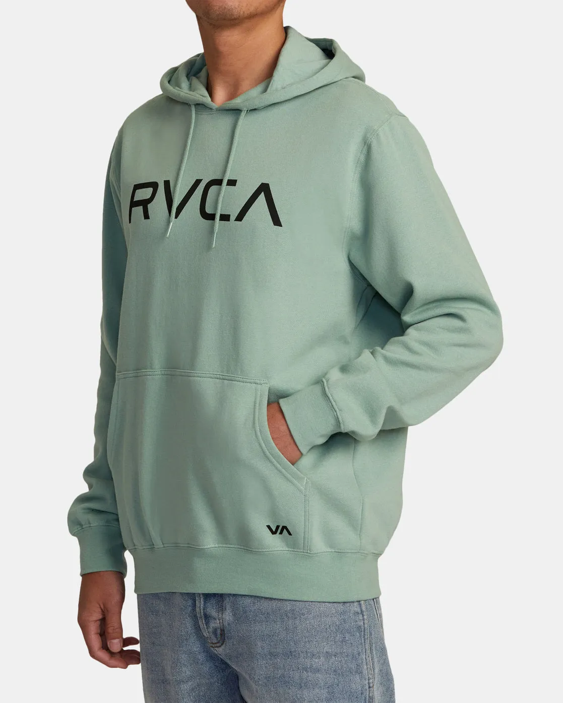 Big RVCA Pullover Hoodie - Green Haze