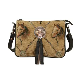 Bits and Bridle Multi-Compartment Crossbody