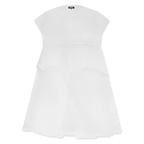 BLACK Comme des Garçons - Acrylic Nylon Dress - (White)