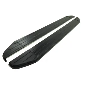 Black Raptor Side Steps Running Boards for Volkswagen Tiguan 2008-2012