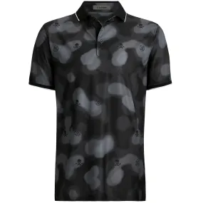 Blur Icon Camo Tech Pique Polo Onyx - AW24