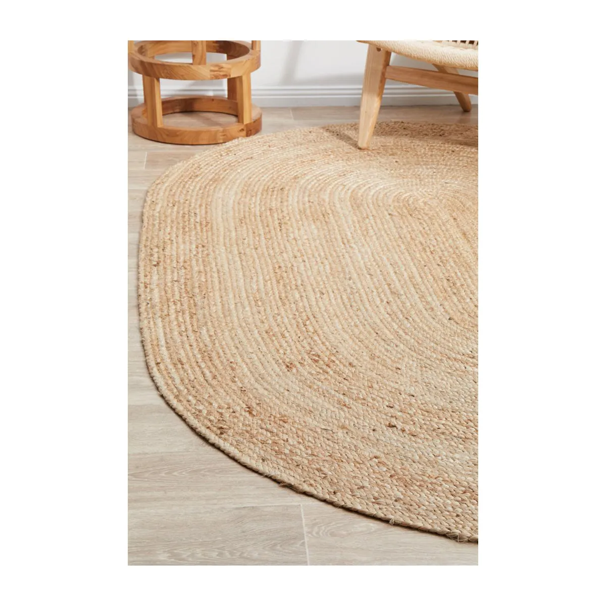 Bondi Oval Rug (Natural)