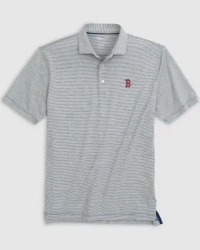 Boston Red Sox Lyndonn Striped Jersey Performance Polo