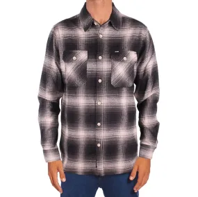 Camisa Rip Curl Heavy Flannel Check Negro Beige