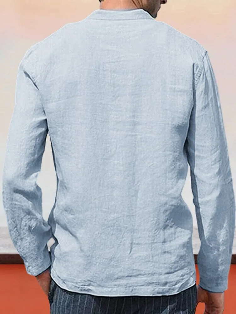 Casual Soft Cotton Linen Shirt