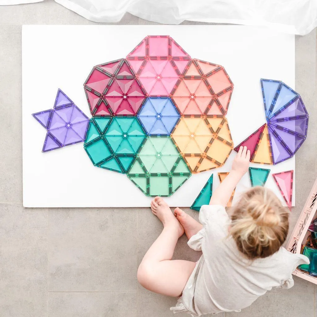 Connetix Tiles - 202 Piece Mega Pack - Pastel