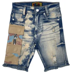 Elite Denim 'Desert Camo 'Denim Shorts