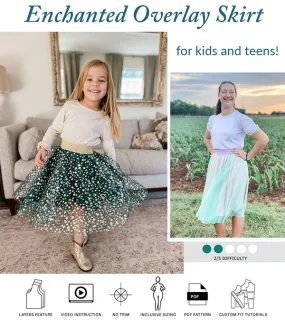 Enchanted Overlay Skirt (Childrens)