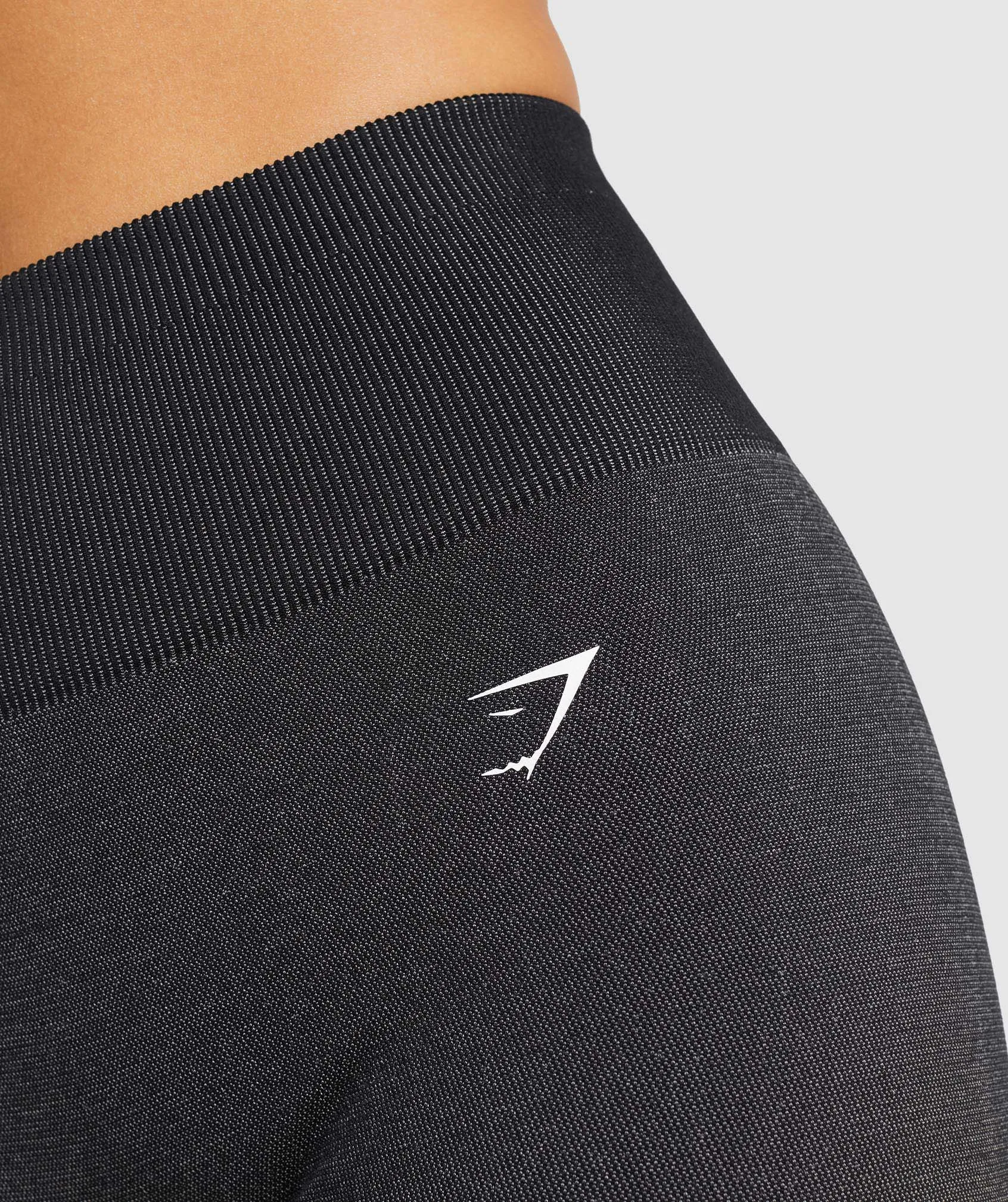 Gymshark Adapt Ombre Seamless Leggings - Triangle | Black Print