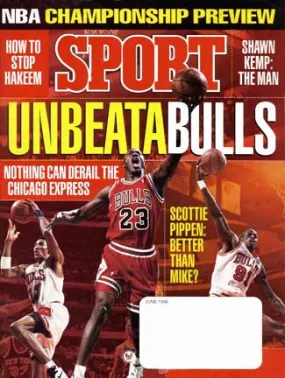 June 1996 Sport Cover (Michael Jordan of the Chicago Bulls)