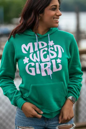 Midwest Girl Hoodie in Kelly Green (FINAL SALE)