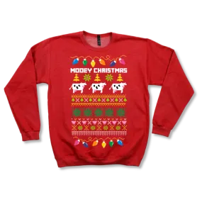 MOOey Christmas Adult Crewneck