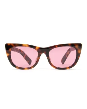 Natto Post Modern Primitive Eye Protection - Brown Tortoise/Rose