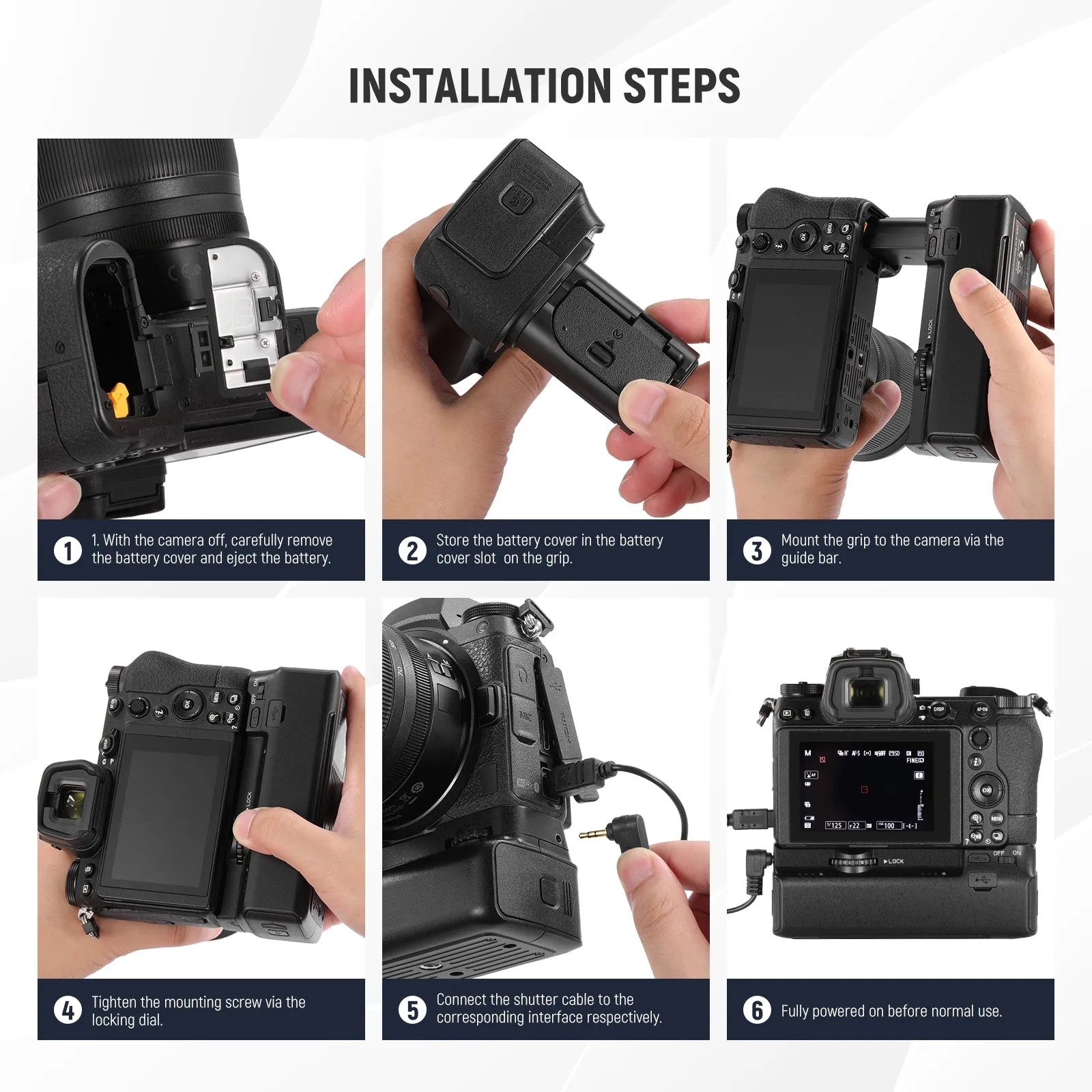 NEEWER Battery Grip For Nikon Z7 Z6 Z5