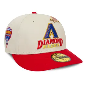 NEW ERA Arizona Diamondbacks MLB Pin Stone 59FIFTY Low Profile Fitted Cap