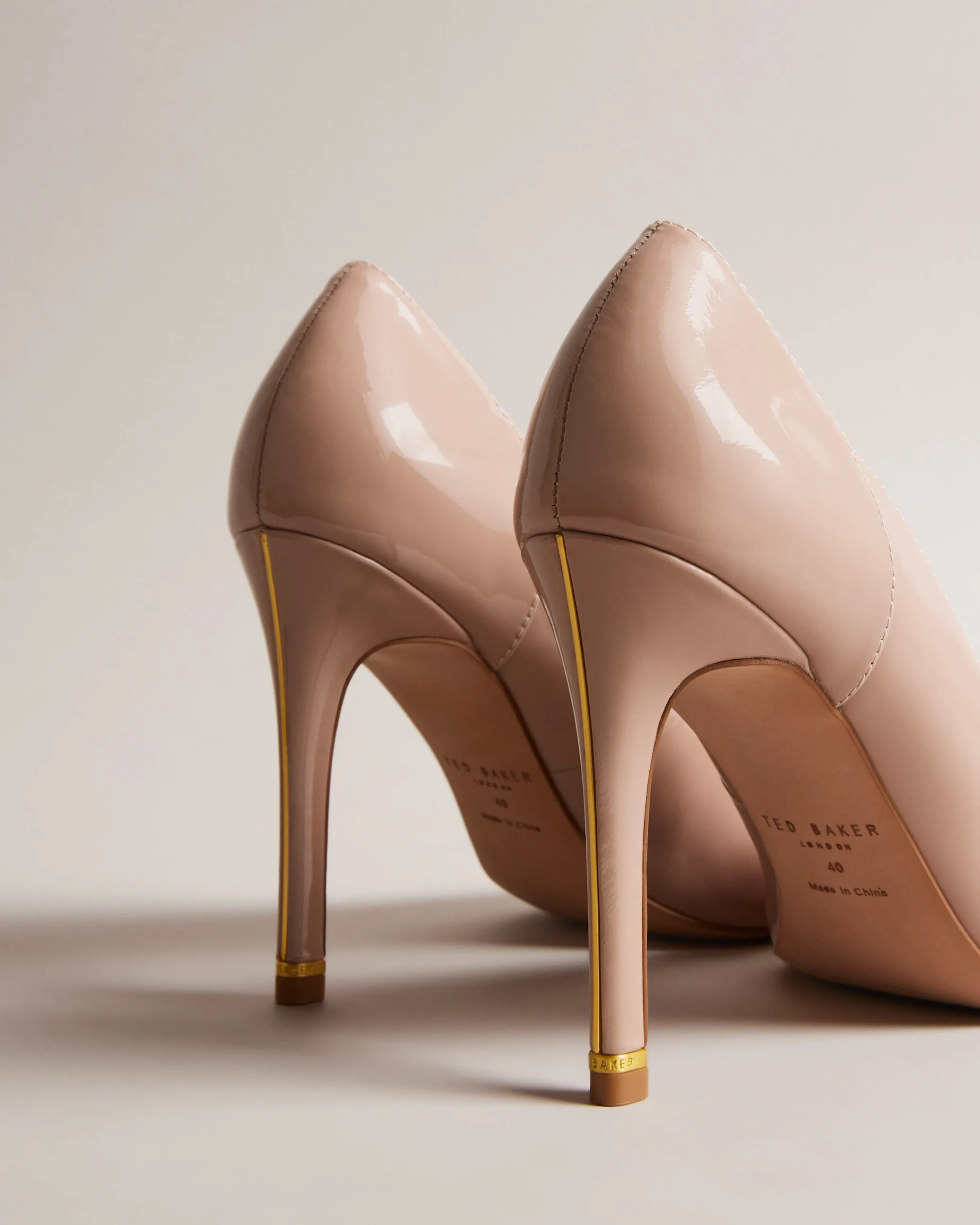 Orlinay Patent 100Mm Court Shoe Nude