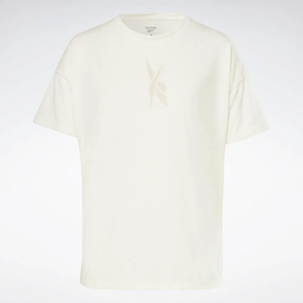 Reebok Apparel Women Graphic T-Shirt CHALK