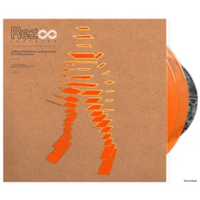 Rez Infinite - Vinyl Soundtrack 2xLP   Retrospective Book   7” Bonus Vinyl - Orange Vinyl Edition