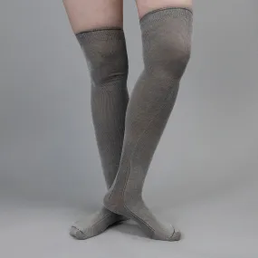 Seamed "Lace Clocked" Silk Stockings