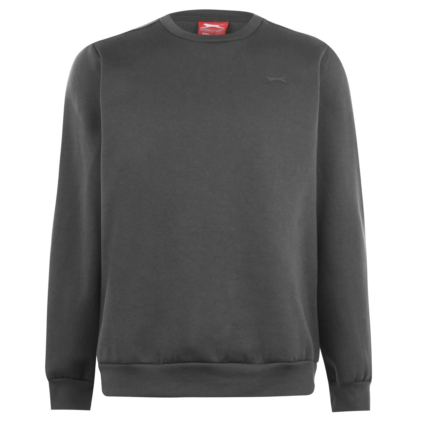 Slazenger Mens SL Fleece Crew Sweater Jumper Pullover Long Sleeve Neck