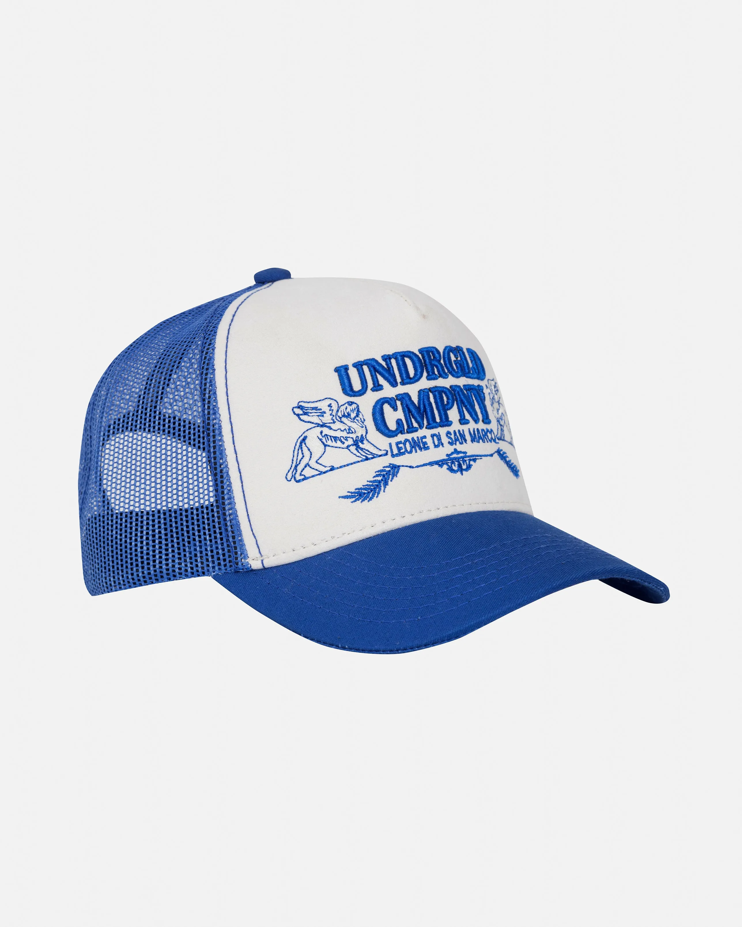 Symphony UNDRGOLD CMPNY Trucker Cap Blue / White