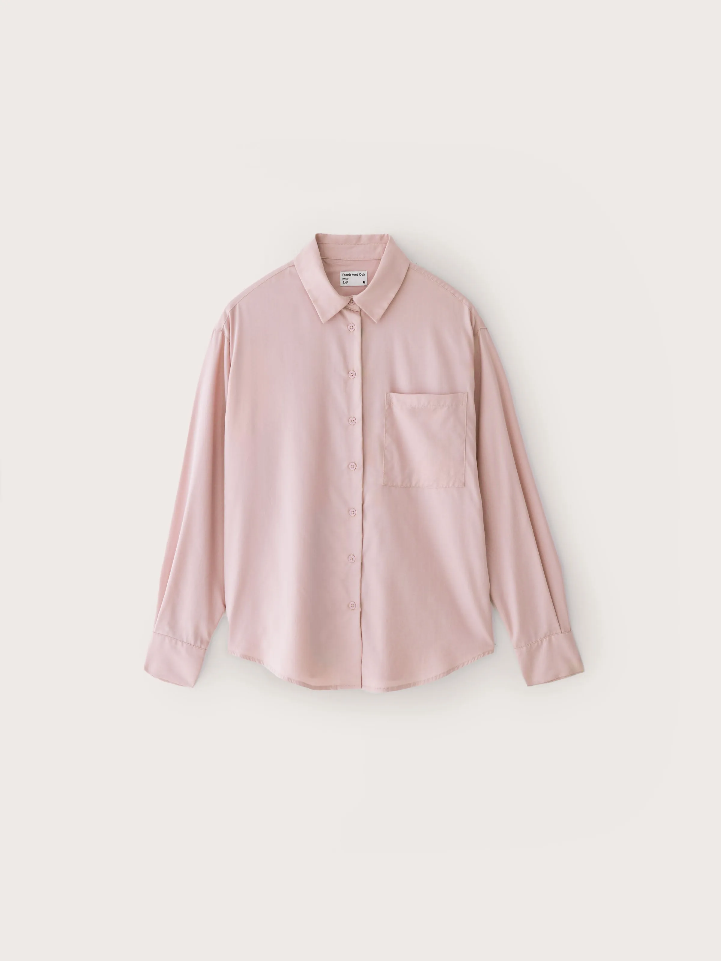 The Fluid Long Sleeve Blouse in Soft Orchid